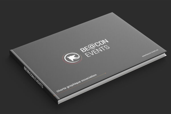 Logo BE@CON Events sur page de couverture